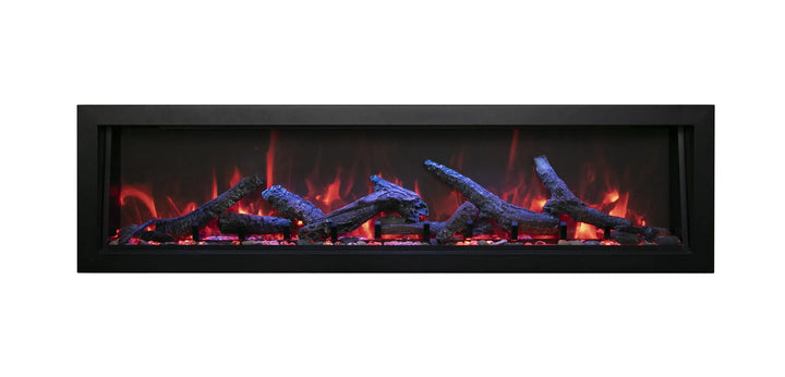 Amantii  - Panorma Deep Built-In IndoorOutdoor Electric Fireplace, Smart