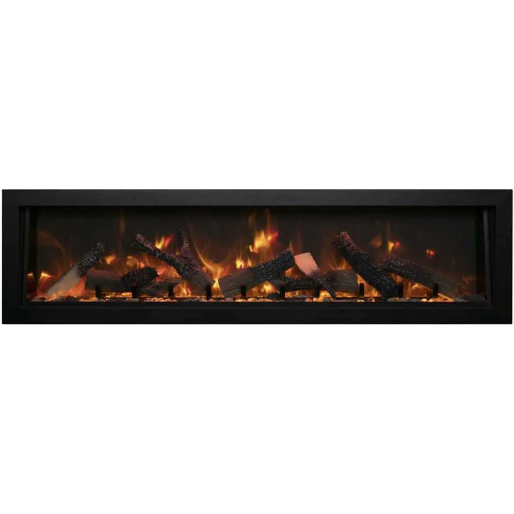 Amantii  - Panorma Deep XT Built-In IndoorOutdoor Electric Fireplace, Smart 