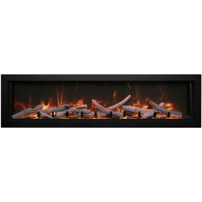 Amantii  - Panorma Deep XT Built-In IndoorOutdoor Electric Fireplace, Smart 