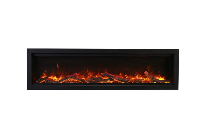 Amantii - Symmetry - Clean Face Indoor/Outdoor Electric Fireplace, Smart 