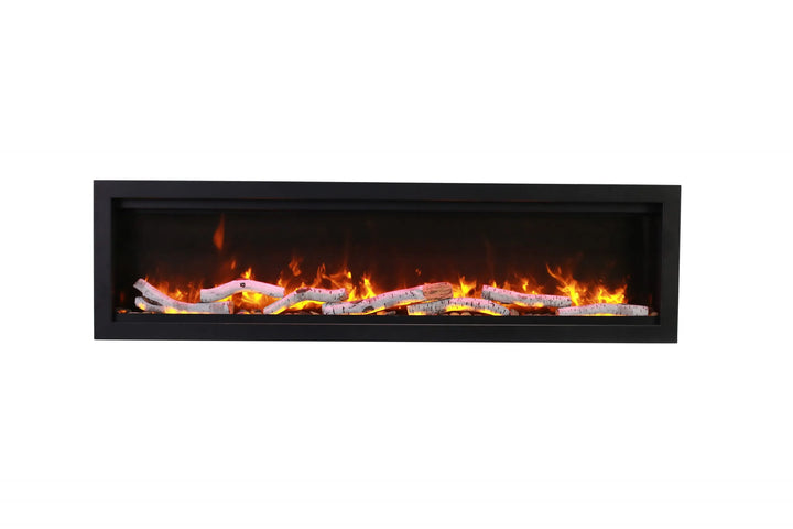 Amantii - Symmetry - Clean Face Indoor/Outdoor Electric Fireplace, Smart 