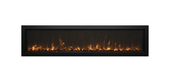 Amantii - Symmetry Xtra Slim IndoorOutdoor Electric Fireplace 