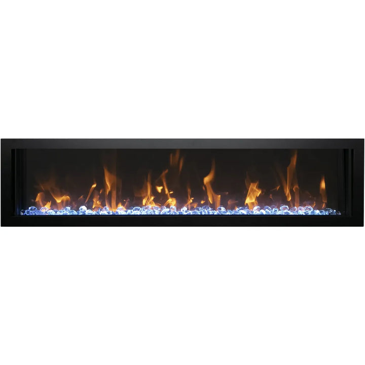 Amantii - Symmetry Xtra Slim IndoorOutdoor Electric Fireplace 