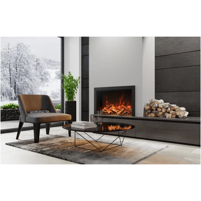 Amantii - Traditional Bespoke - Indoor  Outdoor Electric Fireplace, Wifi Capable