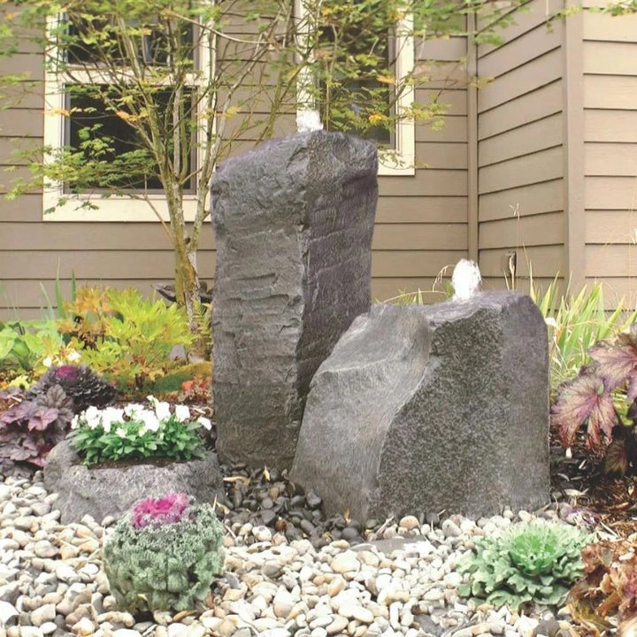 Blue Thumb - Cascade Double Fountain with Accent Planter