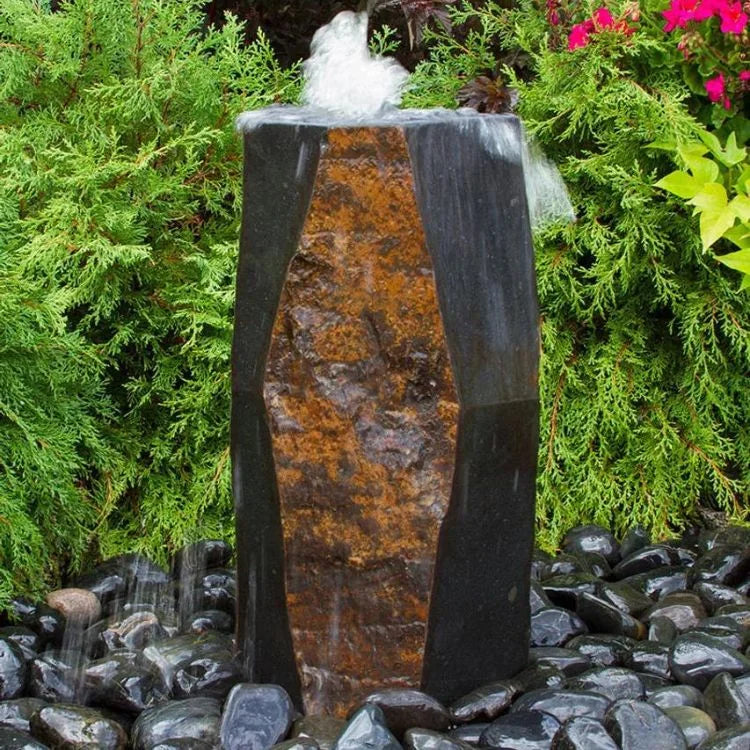 Blue Thumb - Kazan Single Zenshu Basalt Fountain Kit – Yardjoyment