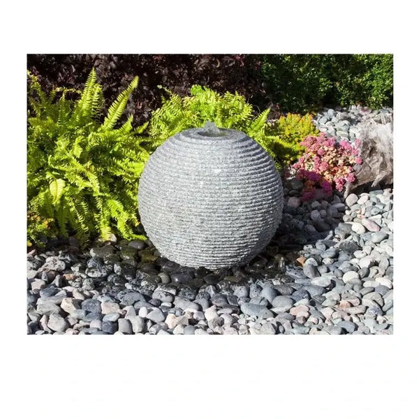 Blue Thumb - Ribbed Granite Sphere Fountain Kit