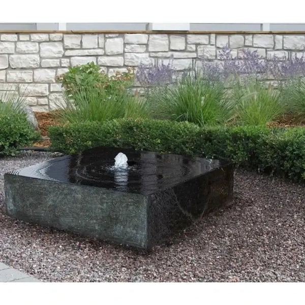 Blue Thumb - Yoshida Zenshu Basalt Fountain Kit--outdoor look