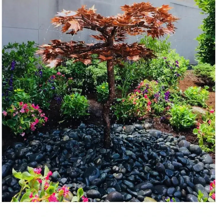 Blue Thumb Japanese Maple Tree Fountain Kit with stone