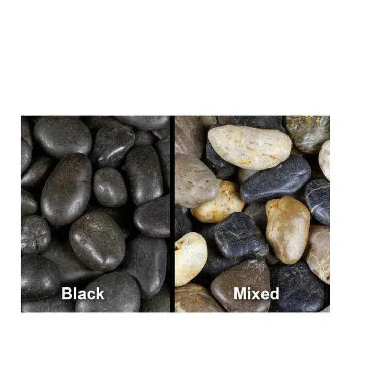 Blue Thumb Polished Fountain Stones in Black or Mixed Colors 