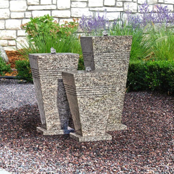 Blue Thumb Triple Urn Granite Fountain Kit