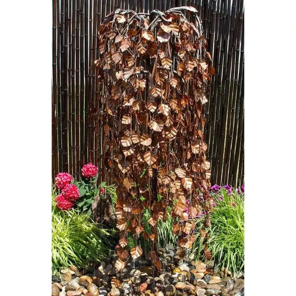 Blue Thumb  - 60" Copper Weeping Elm Tree Fountain Kit - Handcrafted, Artisan