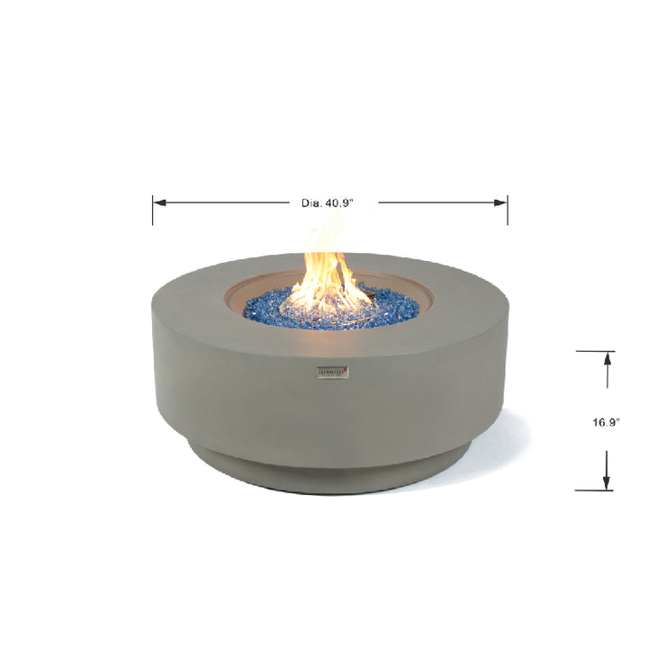 Elementi Plus Colosseo fire Table Specifications