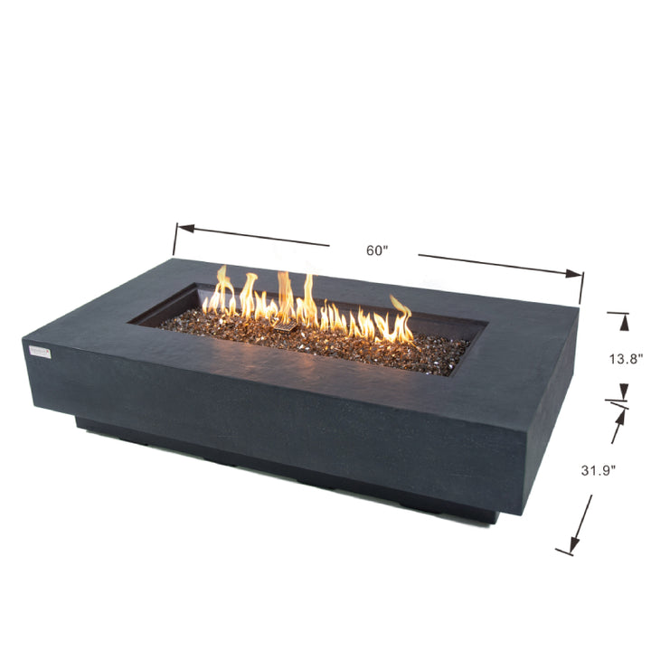 Elementi Plus Positano Fire Pit Table - Specifications