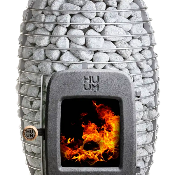 HUUM HIVE Heat Sauna Stove-with fire