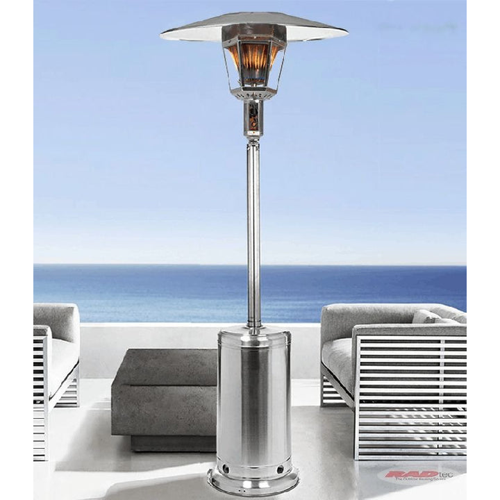 RADtec - Real Flame Patio Heater [Propane or Natural Gas