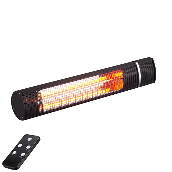 RADtec Golden Tube Patio Heater with Remote Control