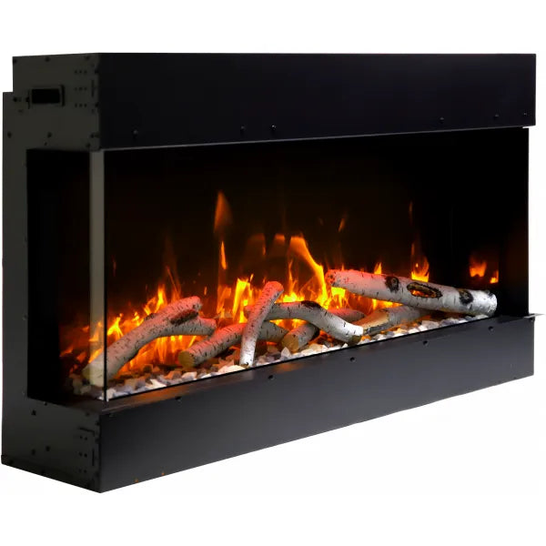 Remii - BAY SLIM 3-Sided Electric Indoor-Outdoor Fireplace  -right corner view