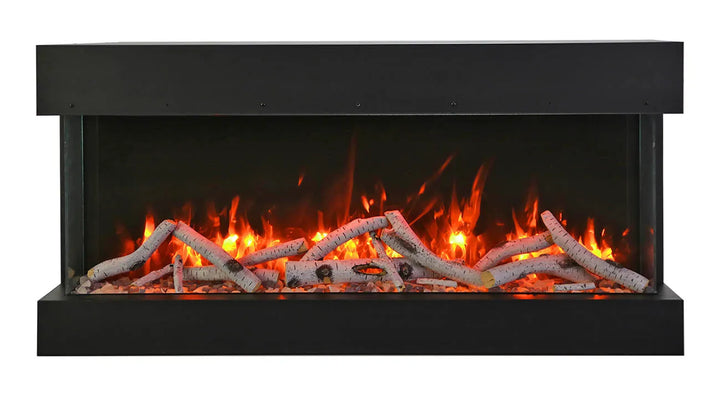 Remii - BAY SLIM 3-Sided Electric Indoor-Outdoor Fireplace  -close view