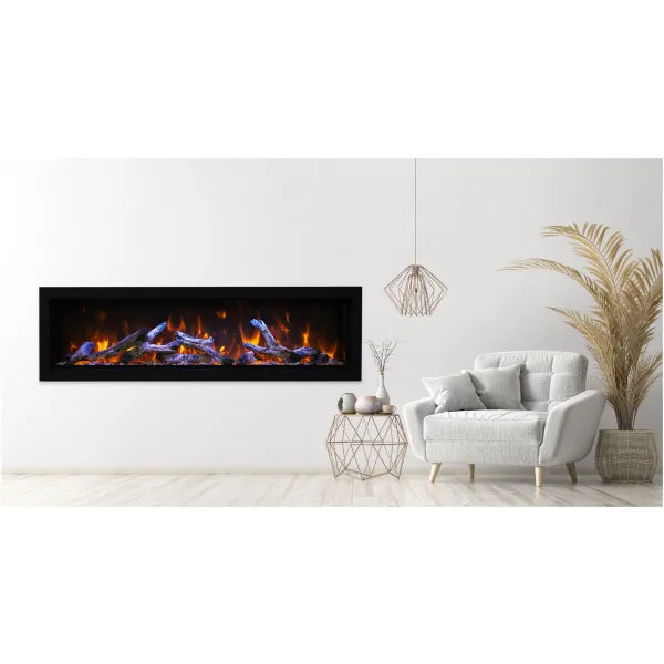 Remii - EXTRA TALL Indoor or Outdoor Electric Built-In Fireplace 
