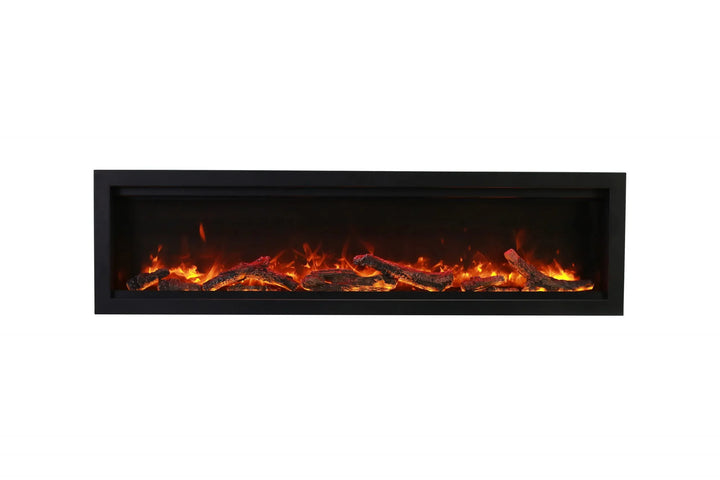 Remii - SMART Basic Clean-Face Built-In Electric Fireplace with Wall Mount
