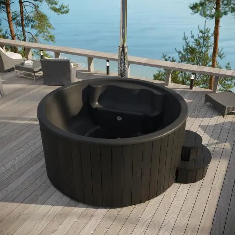 Wood-Fired Hot Tub