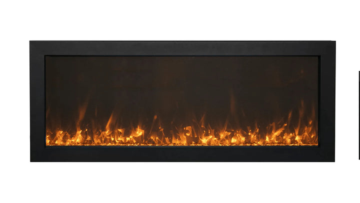 Amantii  - Panorma Slim Built-In Indoor/Outdoor Electric Fireplace, Smart