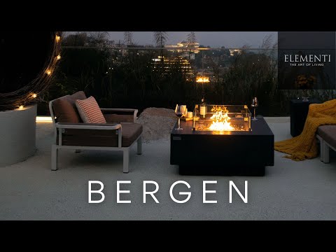 Burning Video - Elementi Plus Bergen Fire Pit Table