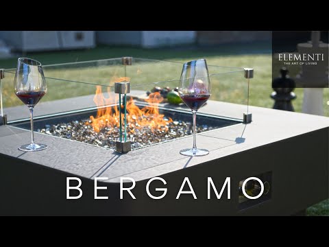 Elementi Plus - Bergamo Fire Table OFG419DG - Dark Gray