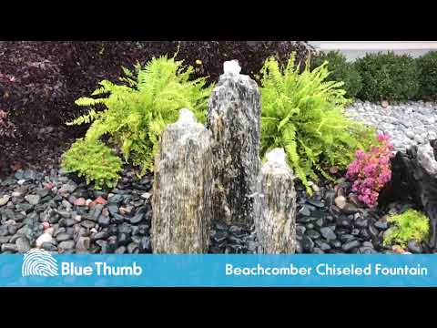 Blue Thumb - Beachcomber Triple Chiseled Stone Fountain Kit video