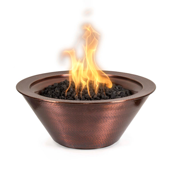The Outdoor Plus - Cazo Hammered Copper Fire Bowl (24", 30", 36")