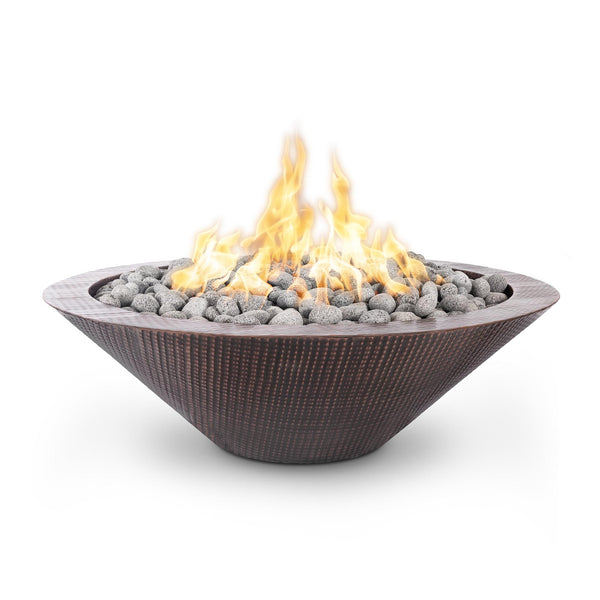 The Outdoor Plus - Cazo Copper 48" Fire Pit -Narrow Ledge