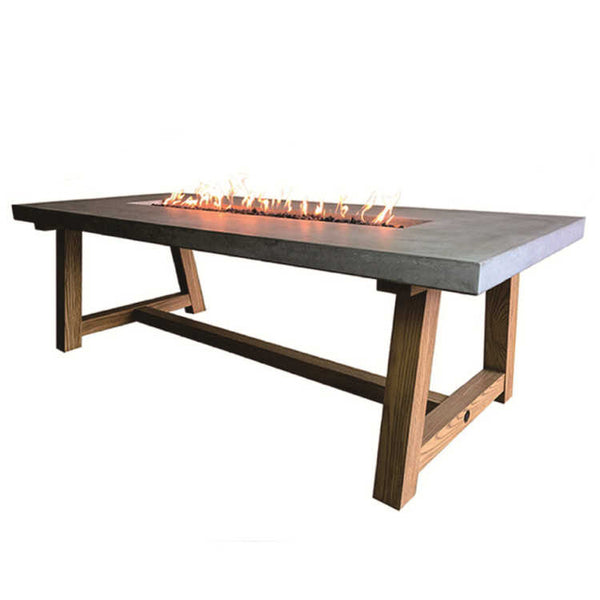 Elementi - Sonoma Fire Pit Dining Table - (83")