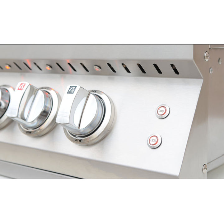Kokomo Grills Professional Grill LED system - lighted knobs and interior
