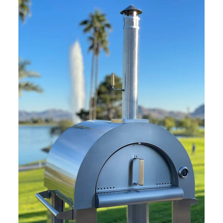 Kokomo Grills Stainless Steel Wood-Fired Pizza Oven - Golf Course