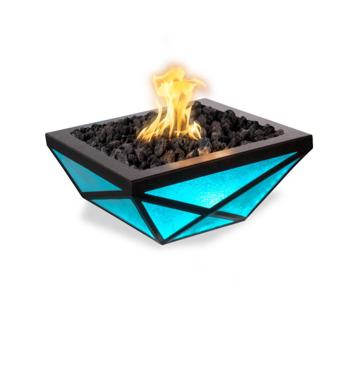 The Outdoor Plus LED Gladiator Fire Bowl - Cian LED Light
