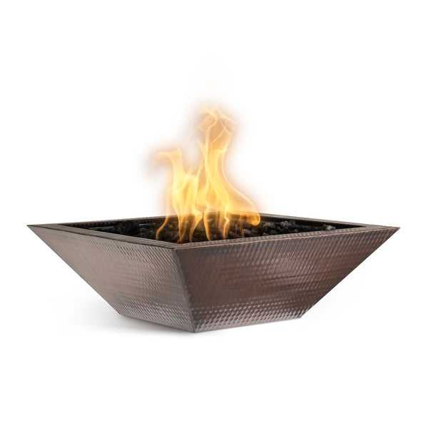 The Outdoor Plus - Maya Fire Bowl - Hammered Copper (24", 30", 36")