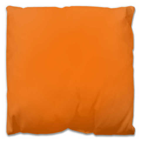 Outdoor Throw Pillow - Joyful 1 - Classic Orange - Back