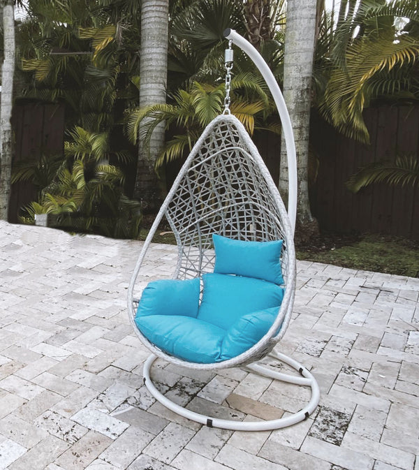 White Haven Outdoor Hanging Egg Chair
